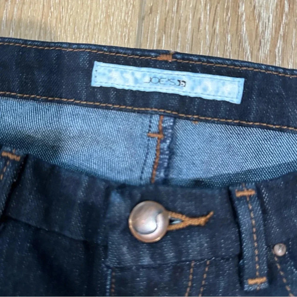 Joe’s Women’s Cigarette Skinny Dark Wash Low Rise Denim Jeans Size 27 GUC - Picture 4 of 7